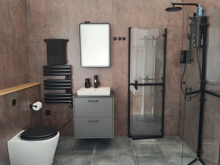 Belle Etage suite luxury bathroom with premium finishes at Lavish Collections Great Yarmouth
